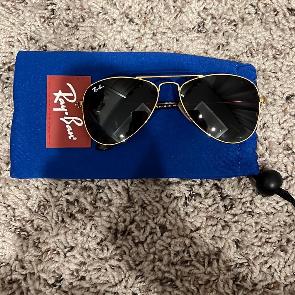 Gold childrens Rayban aviators